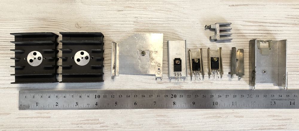 Радіатори для транзисторів (охолодження)