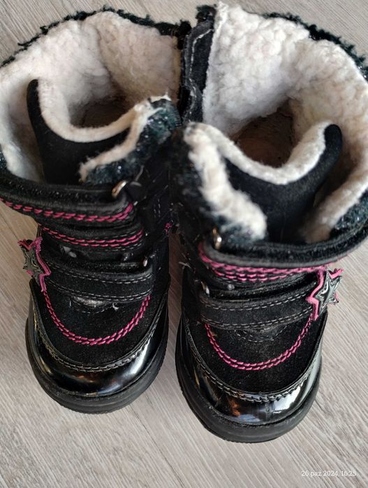 Buty zimowe dziewczęce 22