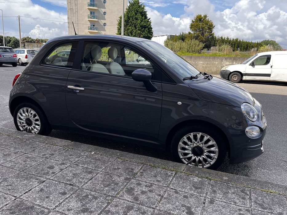 Fiat 500, 1.2  Lounge Dualogic, ano 2020, 10500km