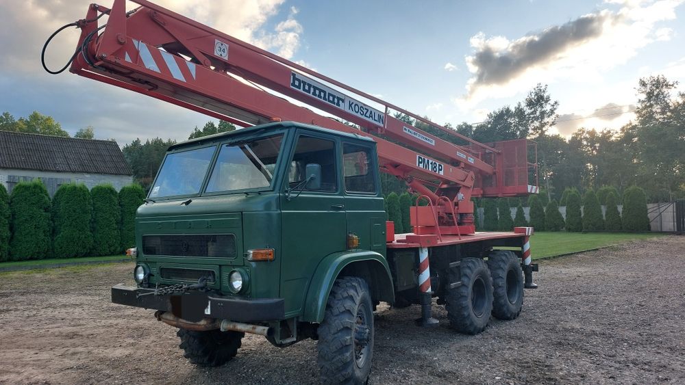 Usługi - podnośnik koszowy terenowy do 18m 6x6.