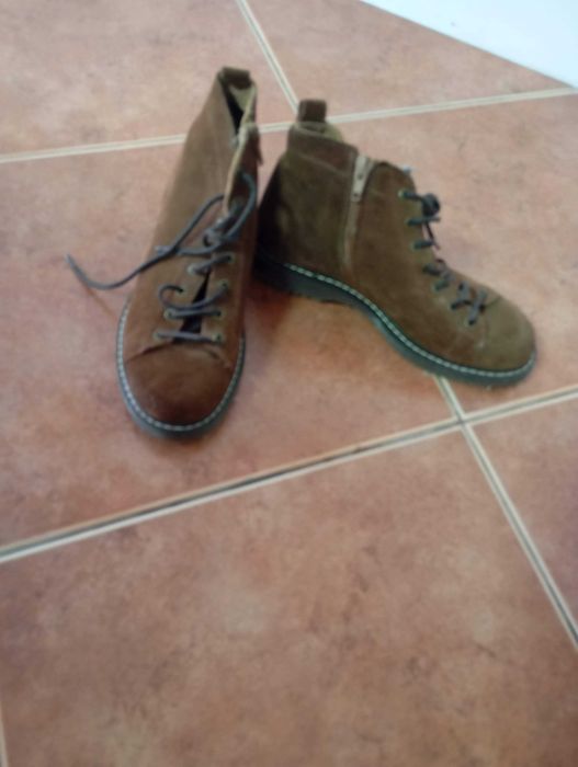 Botas de camurça Massimo Dutti