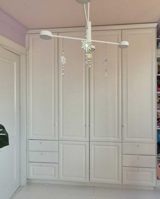 Szafa regał garderoba 3 części wysoka