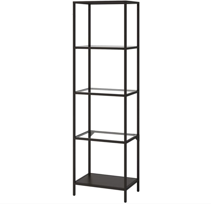 Regał czarnobrązowy VITTSJÖ