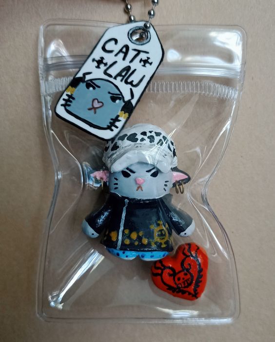 Брелоки - котики Ван піс (One piece)