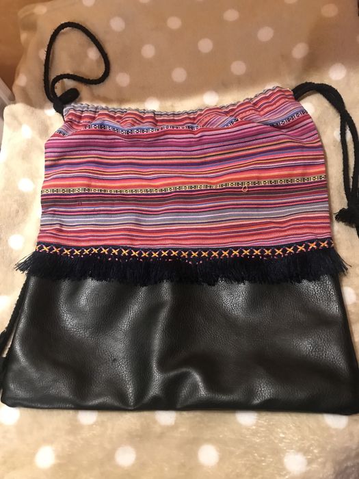 Worek na plecy lub ramię boho
