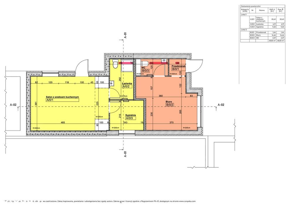 LOKAL Z POTENCJAŁEM: 49 m²(2 w 1)–Szczytna, ul. Handlowa