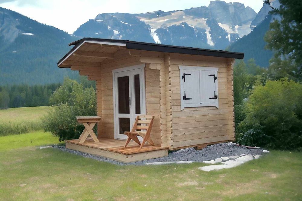 Domek ogrodowy narzędziowy sauna