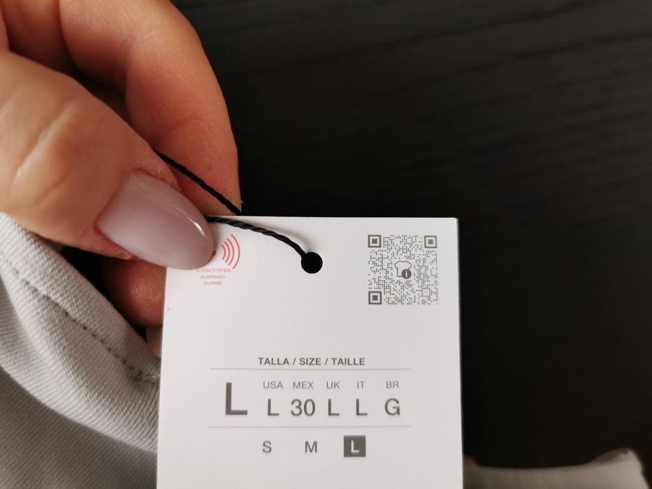 Midi sukienka zara suknia midi długa z rozcięciem L 40 dresowa