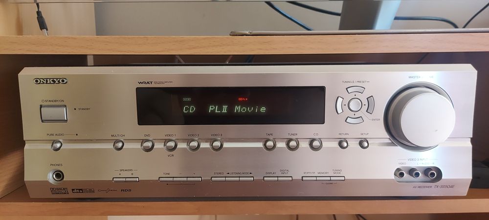 Wzmacniacz Onkyo TC-SR504E srebrny