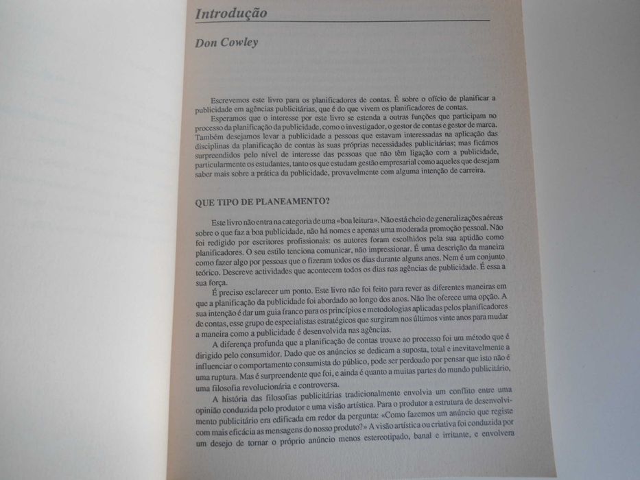 Como Planificar a Publicidade por Don Cowley