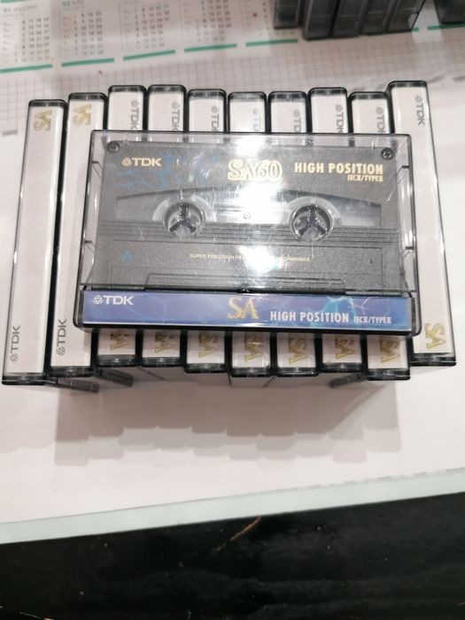 Kasety tdk sa 60 chrom 11szt