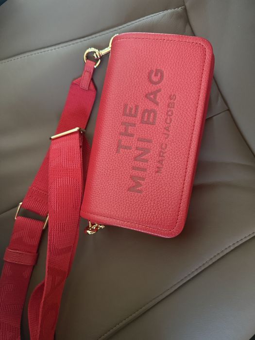 Mala a Tiracolo Mini Crossbody em Pele - Marc Jacobs