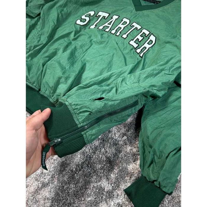 Vintage Starter V-Neck Pullover Windbreaker Nylon XL