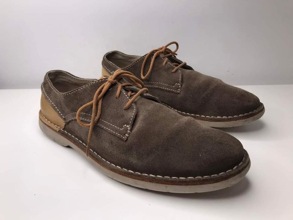 Półbuty meskie skórzane lekkie Clarks Rozmiar 42