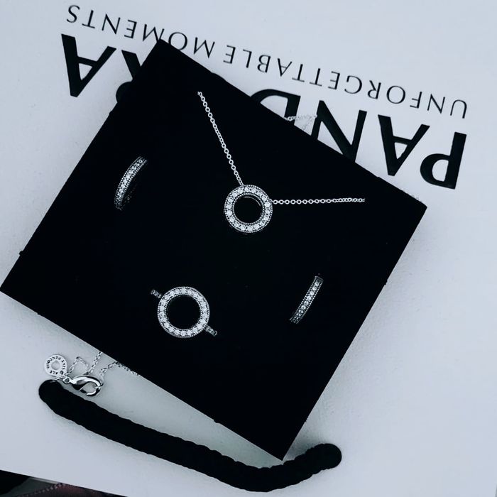 Pandora Каблучка сережки кульчики Пандора