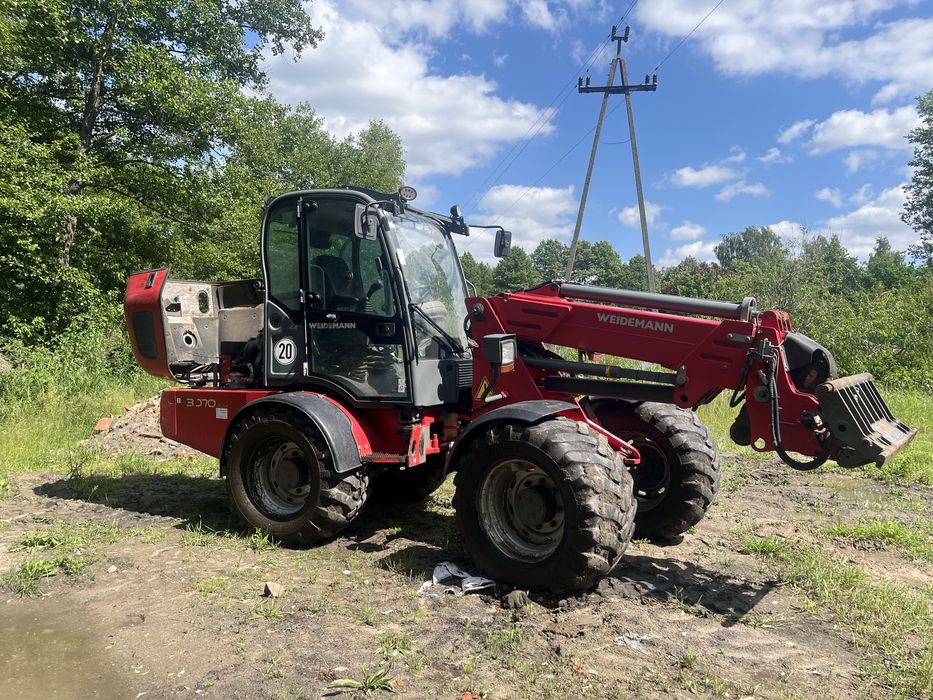 Weidemann 3070 cx80 weidemann schaffer ładowarka przegubowa teleskopowa
