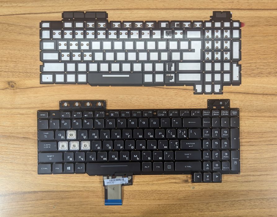 Клавіатура Asus fx504 fx505 fx705 gl504 gl703 fx80 fx80ge fx86 fx86s f