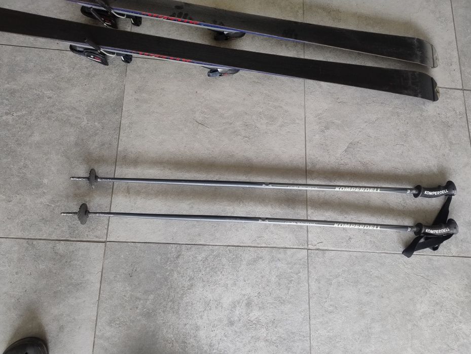 2 pary nart + para kijków