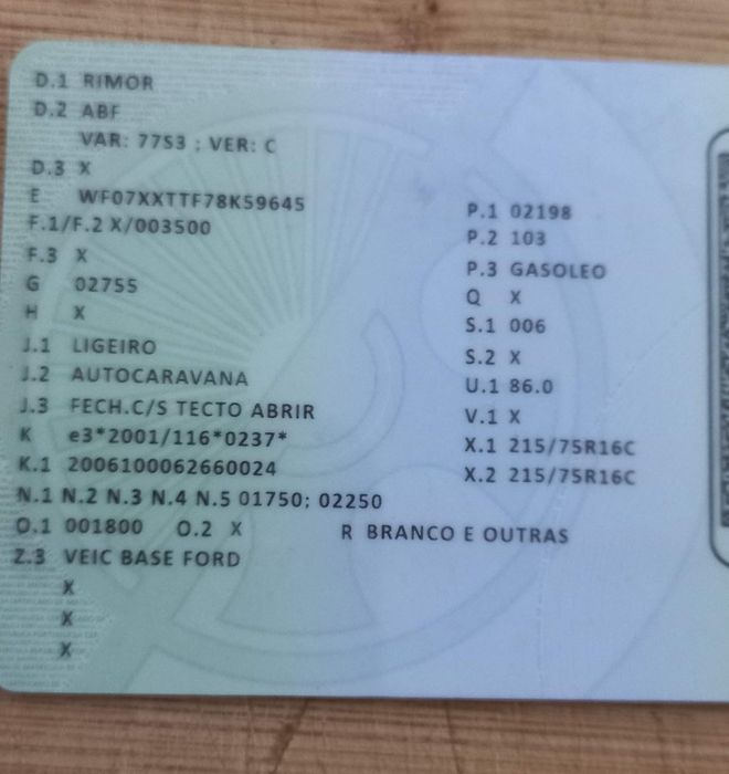 Autocaravana Perfilada