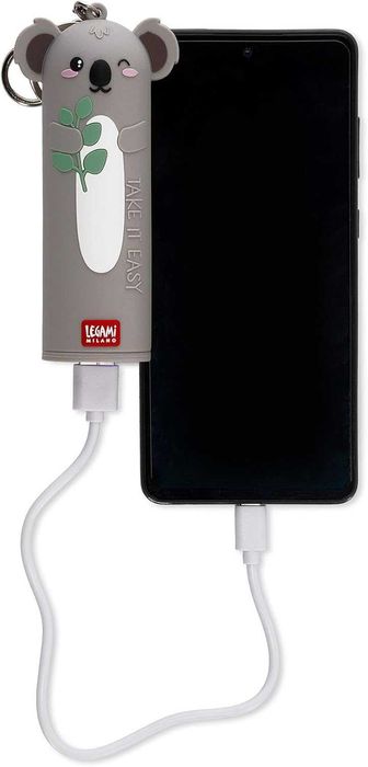 LEGAMI MILANO mini Powerbank 4800 mAh USB USB-C ładowarka miś koala