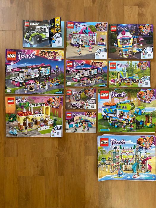Używane 9 zestawów Lego Friends + Gratis