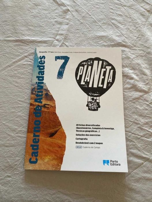 vendo livro de fichas de Geografia do  7º ano novo