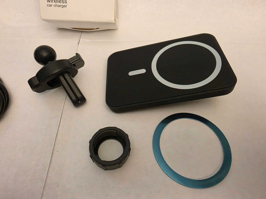 Wireless Charger com suporte para carro mount 15W Carregador sem fios