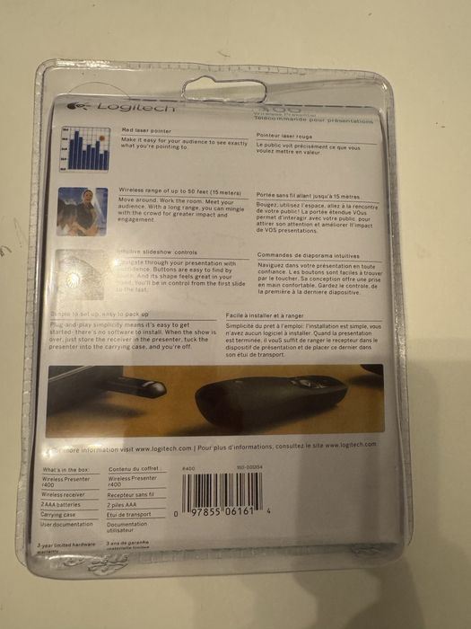 Apontador Logitech 400