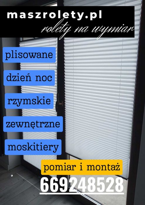 Rolety na wymiar. Pomiar i montaż.