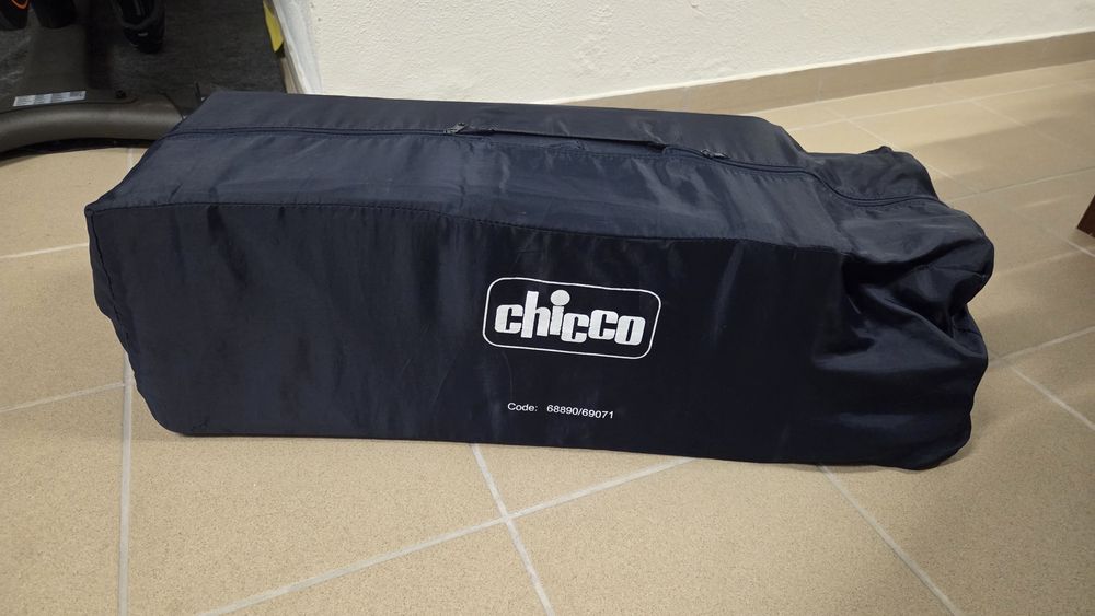 Berço viagem chicco azul