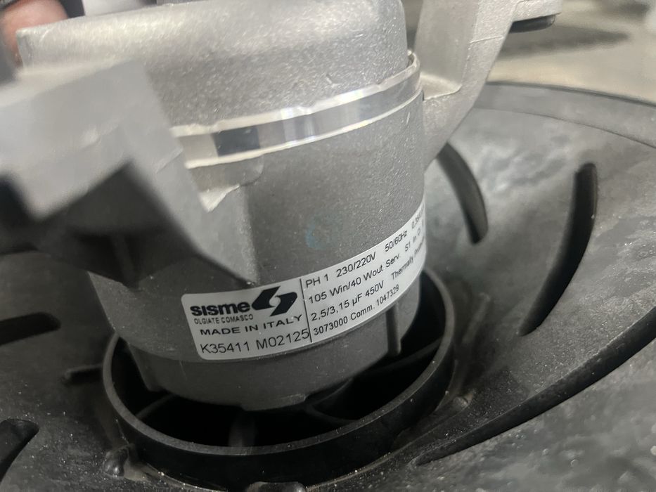 Wentylator promienikowy odsrodkowy 80W