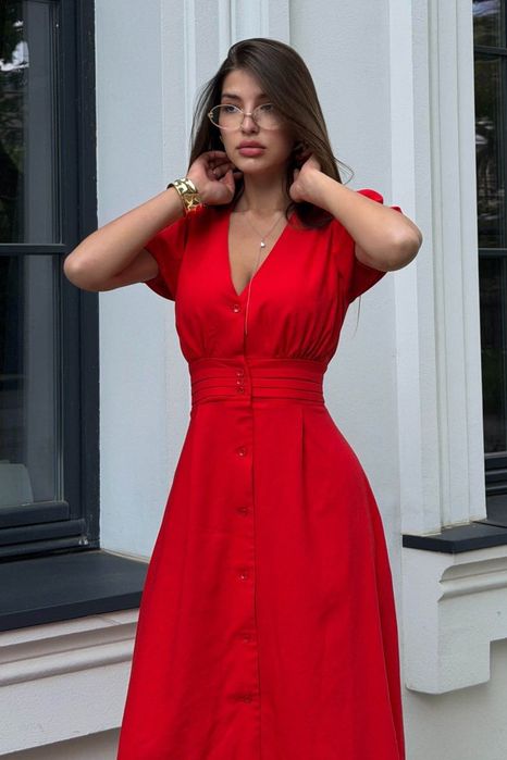 Сукня «Linen Red»