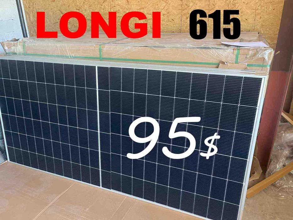 ‼️ 95$ ‼️ Сонячна панель LONGI LR8-66HGD-615М двостороння5