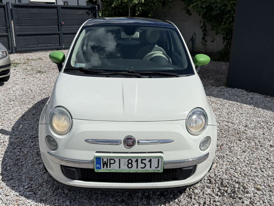 Fiat 500 1.2 Benzyna + LPG | 2008 | 249tys km | City | Panorama |Faktura VAT