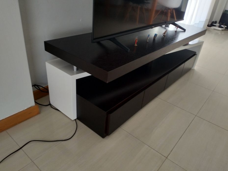Conjunto de Moveis de sala em wenge