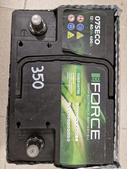 Akumulator Ecoforce 12V 60Ah 490A