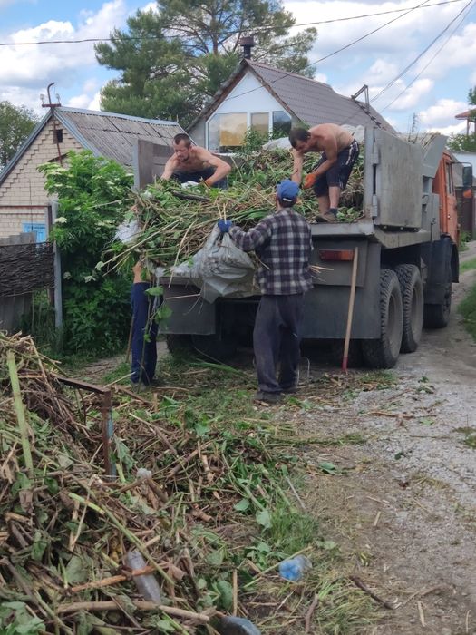 Уборка участка, территории. Демонтаж. Земляные работы. Вывоз мусора
