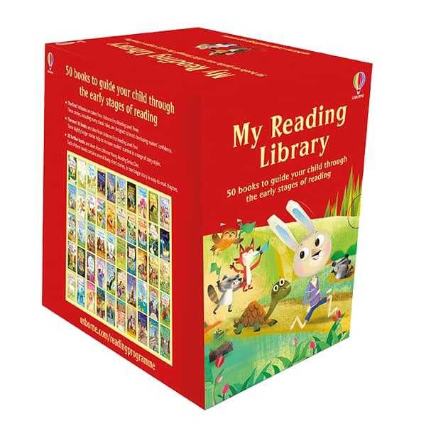 CZERWONA BIBLIOTECZKA- My Reading Library (50 książeczek po angielsku)