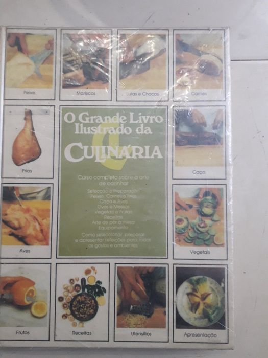 Livro antigo de culinária