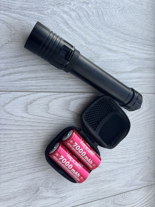 Великий Підводний ліхтар 30W  XHP70.2 26650 2шт дайвінг полювання