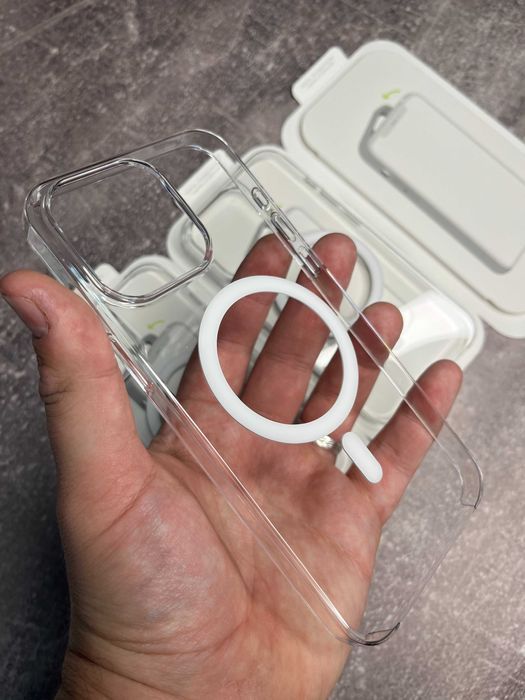 Чохол Clear Case MagSafe + Animation для iPhone 15 15 Pro Max Айфон
