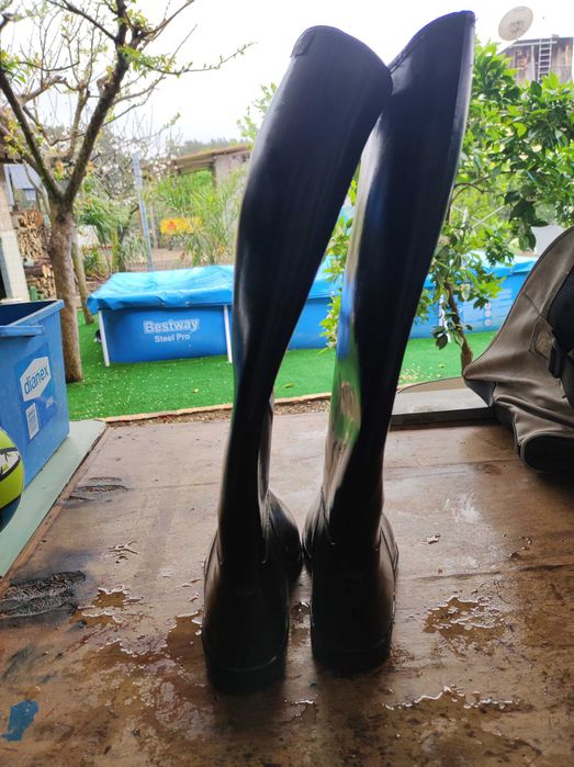 Botim de hipismo de borracha