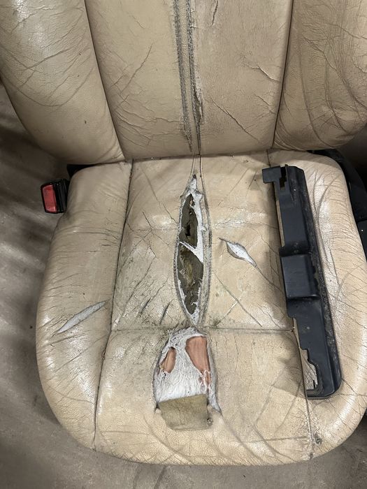 Fotele bananowa skóra bmw e39