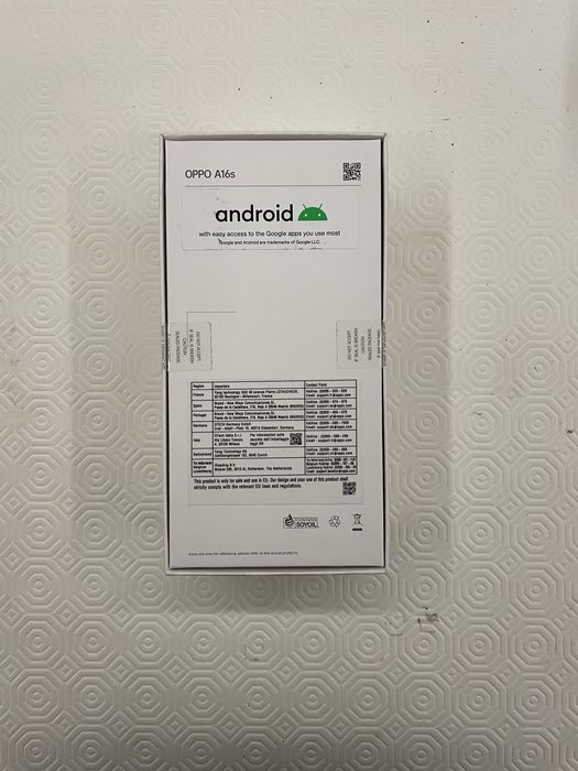 OPPO A16s Preto Novo