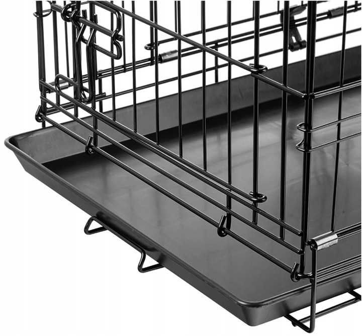 Duża Klatka dla Psa Kennelowa do Samochodu Transporter Metalowa XXL