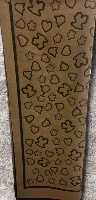 Echarpe quente reversivel preto ou castanho