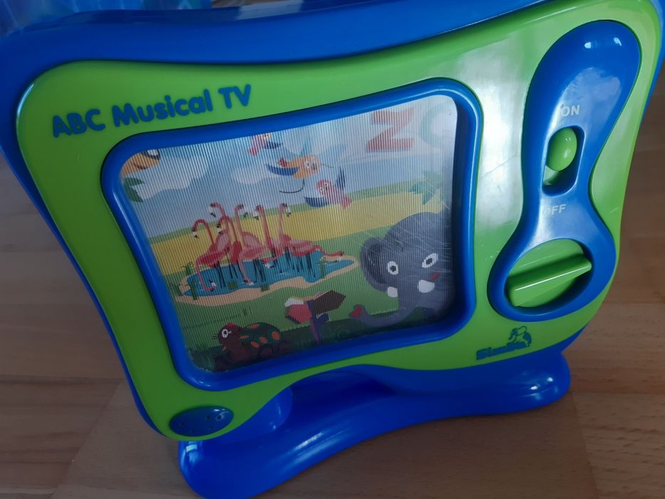 Pozytywka, telewizorek, ruchomy ekran