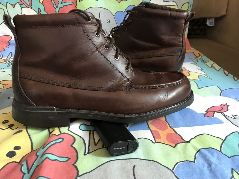 Кожаные зимние ботинки Lands’end. Размер 45, стелька 30 см