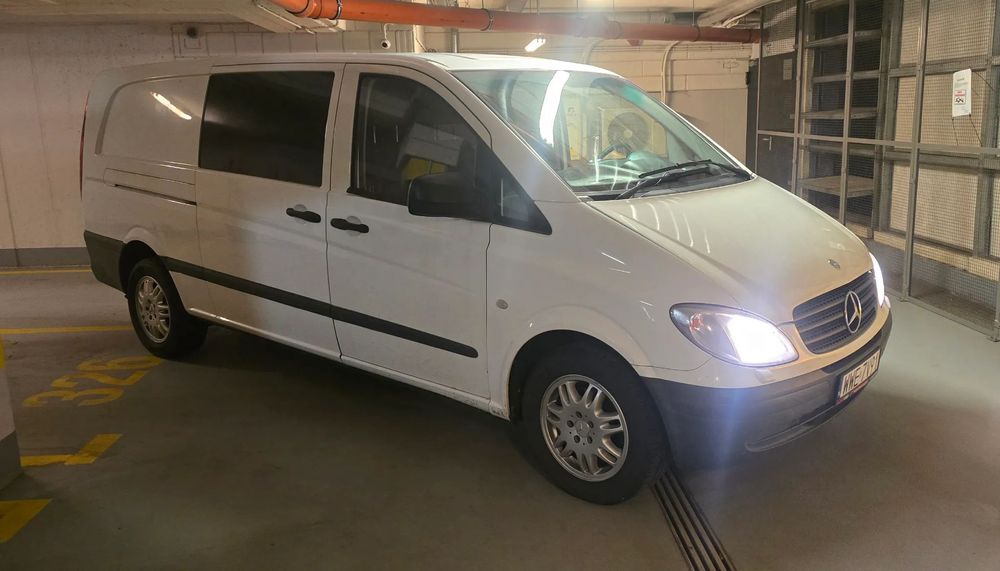 Mercedes-Benz Vito 120cdi extra long 6 osób brygadówka  klima # webasto # automat # hak #