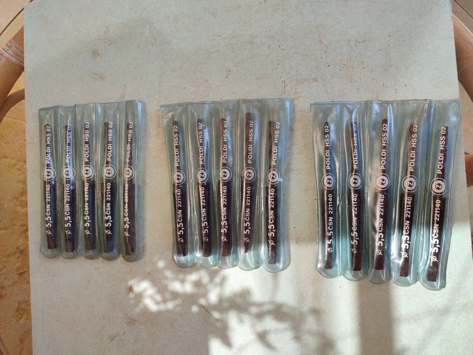 Wiertła stożkowe do metalu HSS02 5.5mm MorsaMK1  5szt.